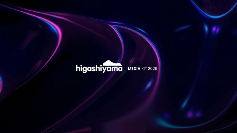 Couverture du media kit 2026 de l'agence Higashiyama
