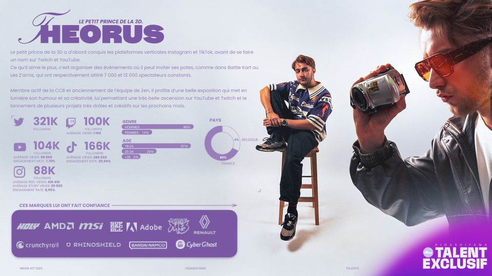 Media kit Higashiyama – slide du créateur Theorus