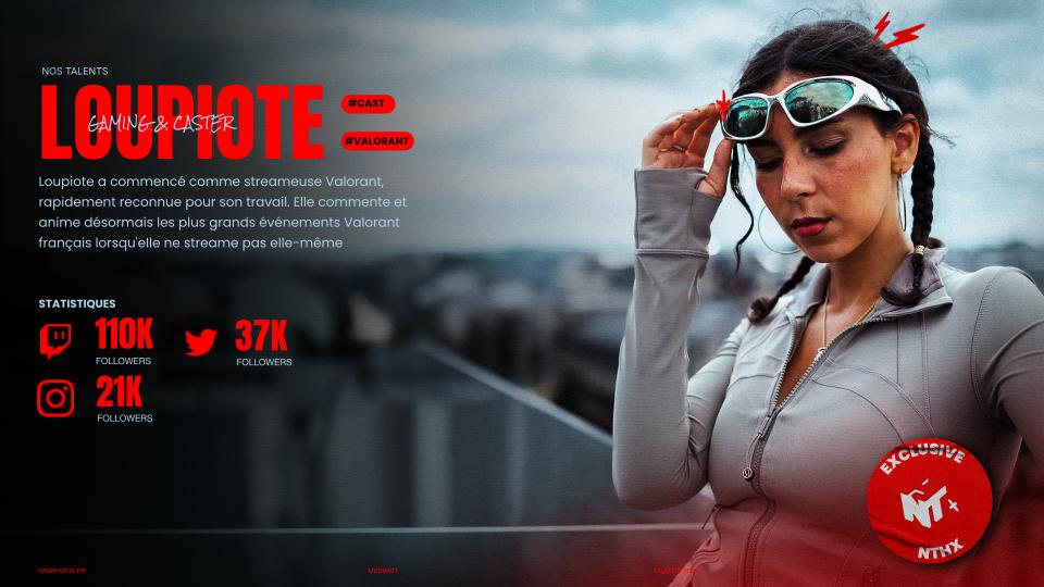 Media kit NTH – slide du talent Loupiote